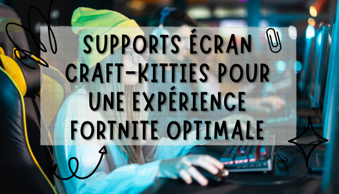 Coupez du bois sur Fortnite avec nos supports écran en bois