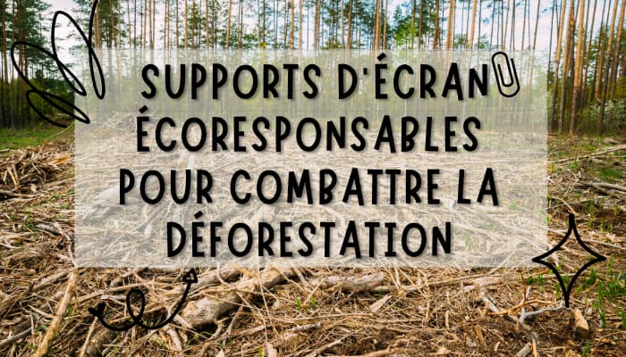 Luttez contre la déforestation avec Craft Kitties et nos supports d'écran durables