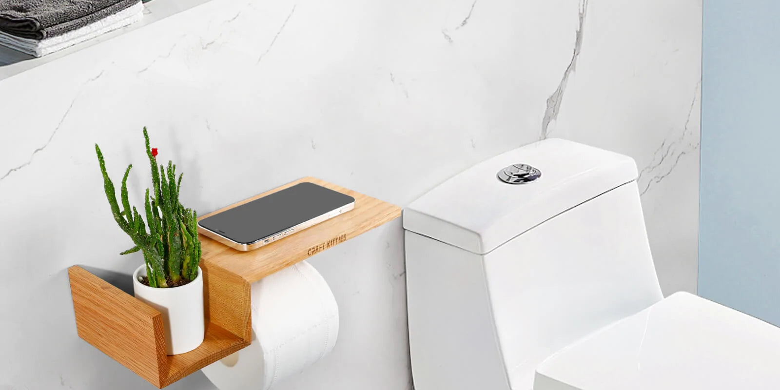Les portes papier toilette en bois : EXCELLENT CHOIX