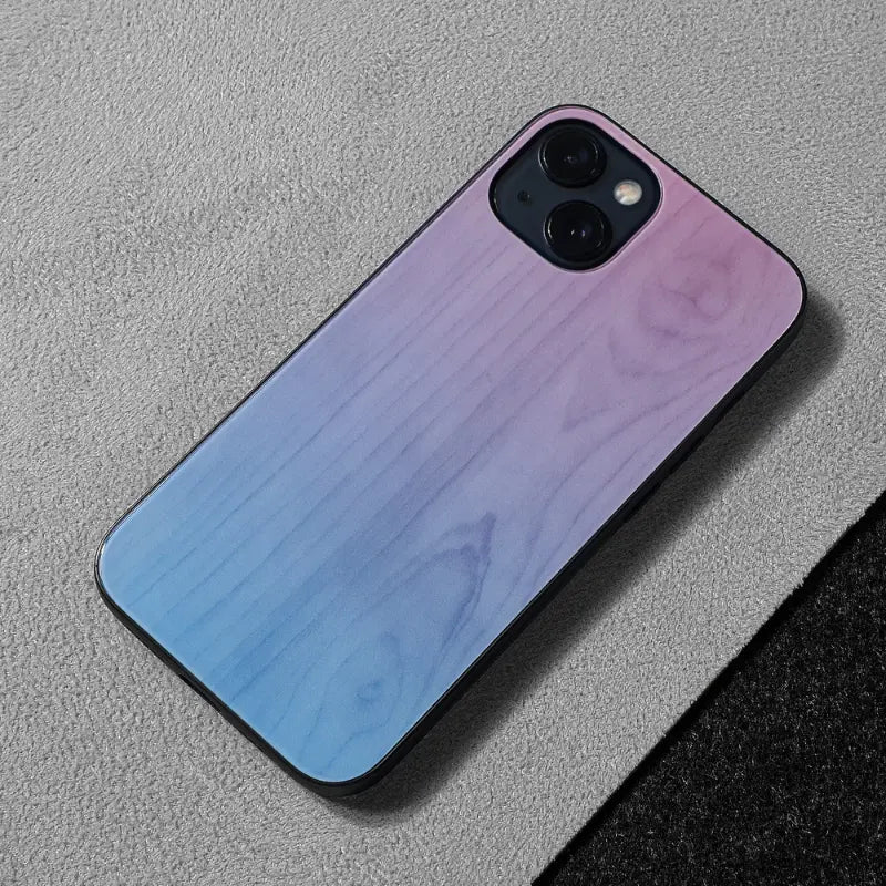 Coque rose/bleu - Compatible Magsafe