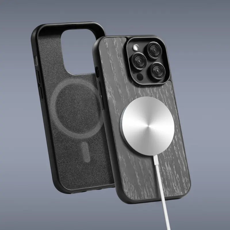 Coque Sensation Bois - Bleue