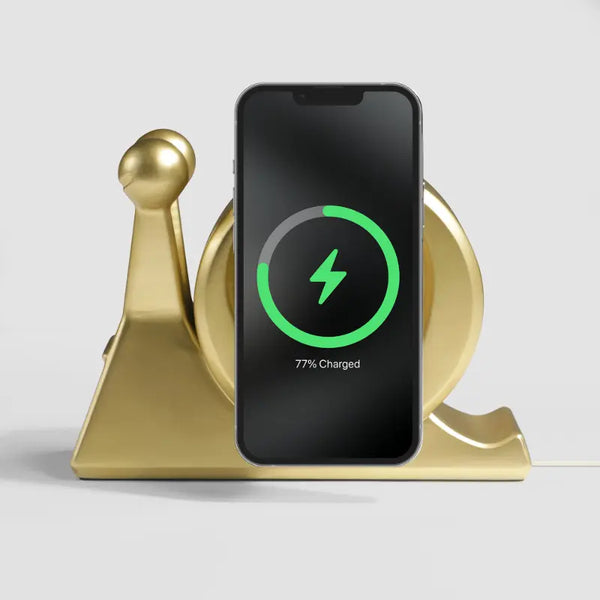 Escargophone doré 2 en 1