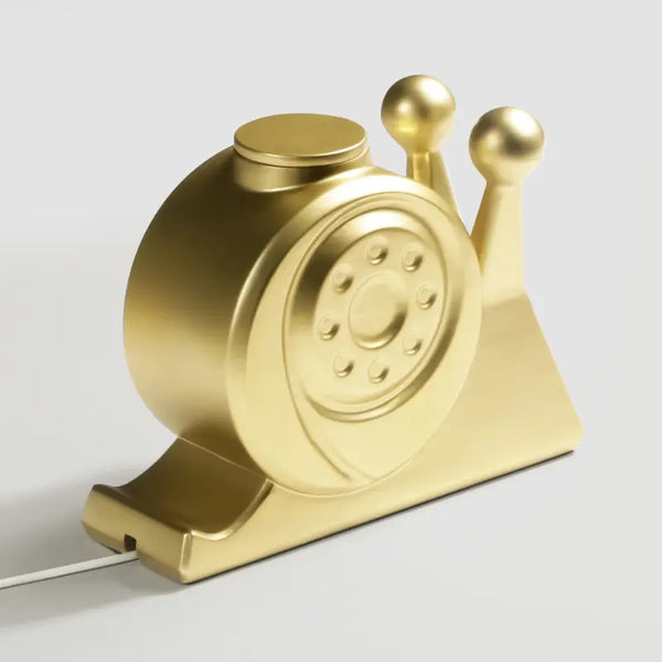 Escargophone doré 2 en 1