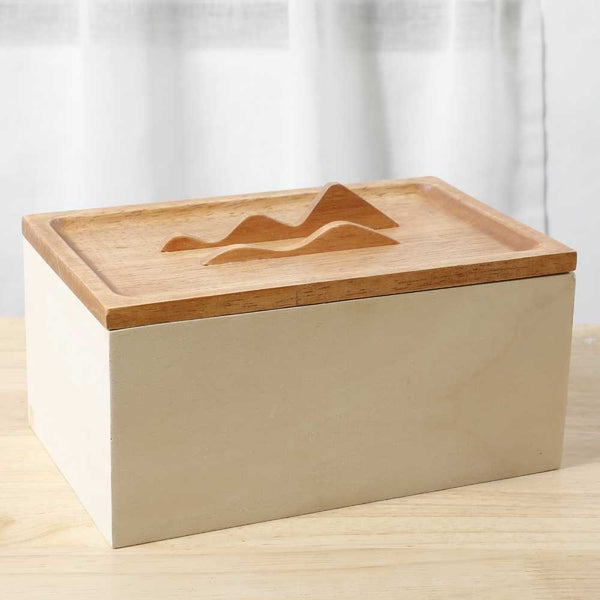 Boite à mouchoirs avec couvercle