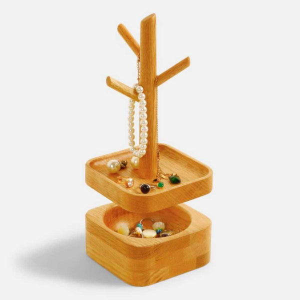 Arbre à bijoux avec compartiment - Personnalisable