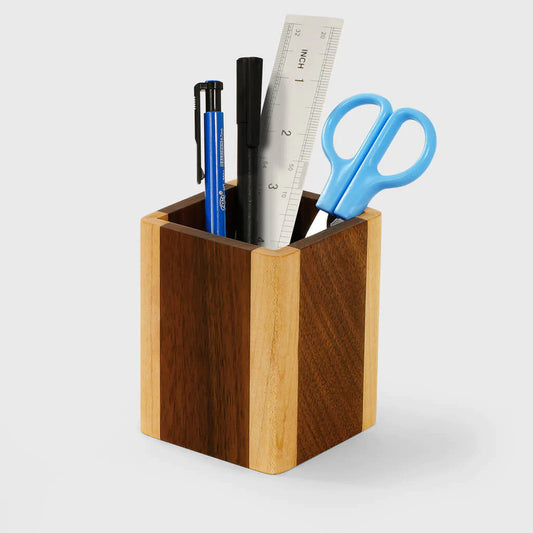 Porte crayon Bi-colore - Avec gravure