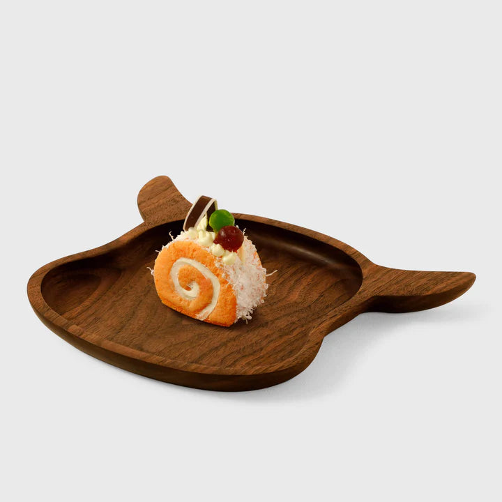 Assiette vache - Avec gravure